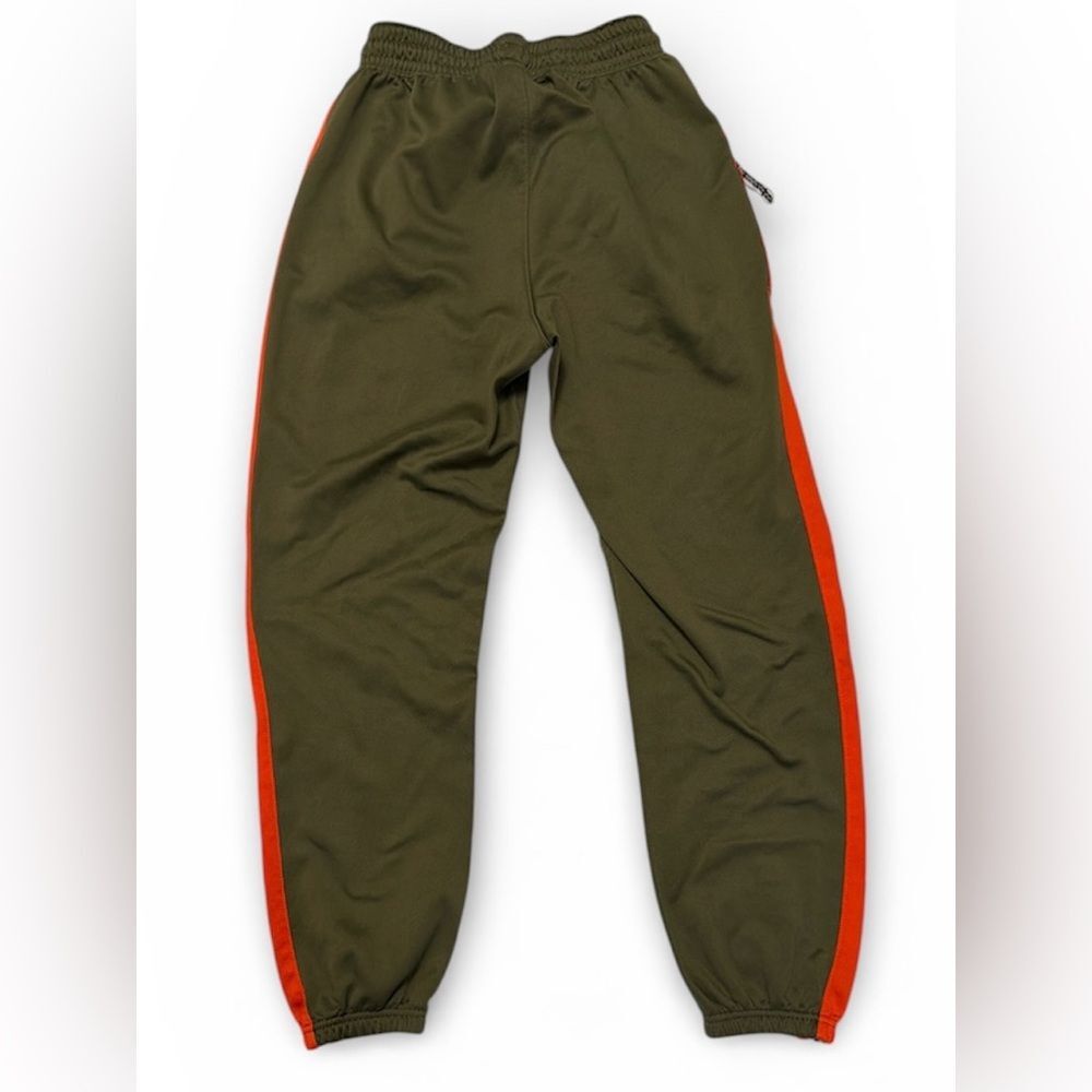 Nike Dri-FIT Jogger Pants Men’s Small Green Orange Stripe Athletic Sweatpants - Picture 4 of 8